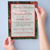 kerstfeest flyer (Hand)