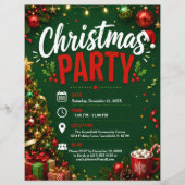 Kerstfeest Flyer (Voorkant)