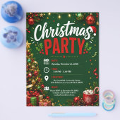Kerstfeest Flyer (Enkel)