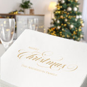 kerstfeest folie servetten
