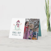  kerstfeest foto feestdagen kaart (Voorkant)