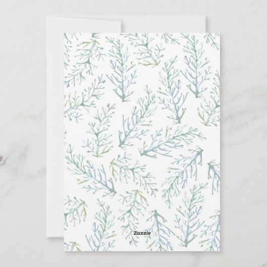 Kerstfeest Fotovakantie Kaart (Achterkant)