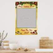 Kerstfeest Frame Accessoire voor Photobooth Poster (Keuken)