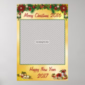 Kerstfeest Frame Accessoire voor Photobooth Poster (Voorkant)
