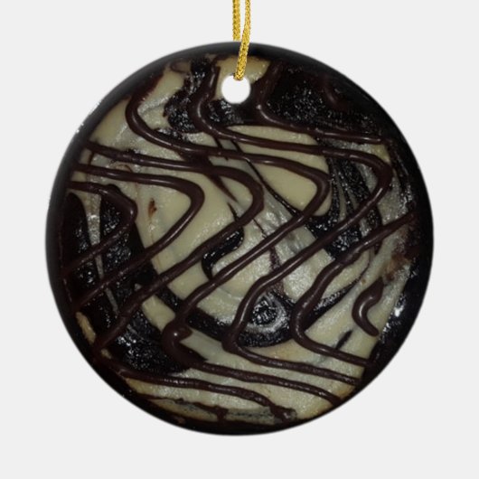 kerstfeest Funny Food Pun Keramisch Ornament (Voorkant)