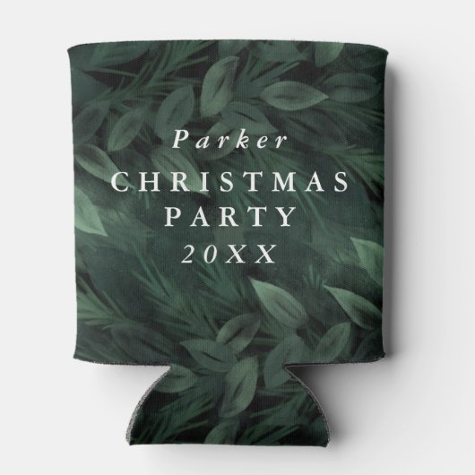 Kerstfeest Funny Green Koelbox Blikjeskoeler (Achterkant)