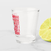 kerstfeest | Funny Santa Claus Drink Humor Shot Glas (Rechts)