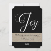 Kerstfeest Gepersonaliseerd kerstfeestdag Feestdagenkaart (Achterkant)