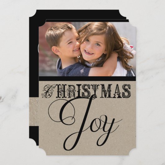 Kerstfeest Gepersonaliseerd kerstfeestdag Feestdagenkaart (Voorkant / Achterkant)