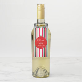 Kerstfeest Geschenkfeest met 'Love & Joy Come To Y Flessenhanger