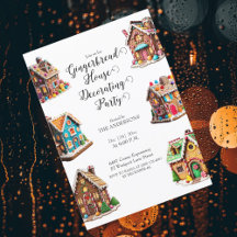 Kerstfeest Gingerbread House Versieren