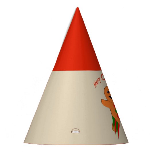 Kerstfeest Gingerbread Man Party Pet Feesthoedjes (Links)