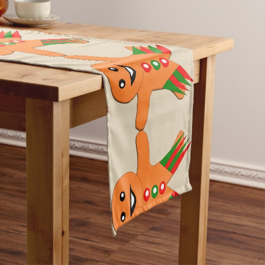 Kerstfeest Gingerbread Man Tafelloper (Voorbeeld)