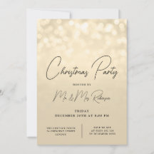 Kerstfeest Glam Gold Lights Sparkle