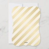 Kerstfeest Glitter Floral Wreath Die Cut Feestdagenkaart (Achterkant)