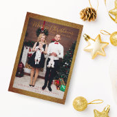 Kerstfeest Glitter Fun Foto's Feestdagenkaart