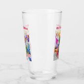 Kerstfeest Gnome Glas (Links)