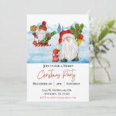 kerstfeest Gnomes Merry Kaart (Staand voorkant)