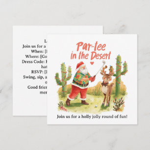 Kerstfeest Golfen Laten we met Sinterklaas op de t Kaart