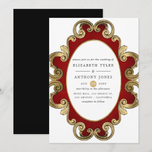  kerstfeest  Gothic Baroque Wedding Kaart