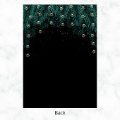 kerstfeest | Gouden Boom, Sterren & Pine Branches Kaart