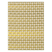 Kerstfeest Gouden Sneeuwman Winter Vakantie Tafelkleed (Voorkant)