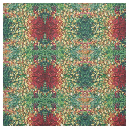 Kerstfeest | Gouden sterren | ABSTRACT Stof (Swatch)