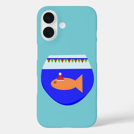 Kerstfeest Goudvis Case-Mate iPhone Case (Achterkant)