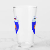 Kerstfeest Goudvissen Glas (Links)