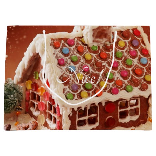 kerstfeest groot cadeauzakje (Voorkant)