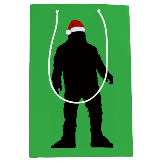 KERSTFEEST GROOT VOET GRAFISCH  MEDIUM CADEAUZAKJE (Voorkant)