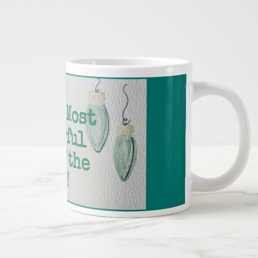 Kerstfeest Grote Koffiekop (Rechts)