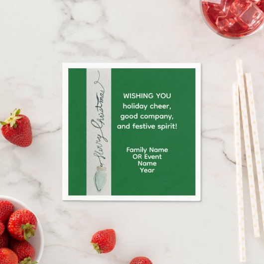 Kerstfeest gunst servet (Insitu)