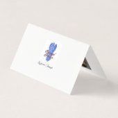 Kerstfeest "Happy Birthday Jesus" wenskaart Kaart (Achterkant)