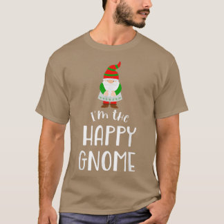 Kerstfeest Happy Gnome T-shirt