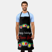 Kerstfeest Happy Hour Promotie Schort (Gedragen)