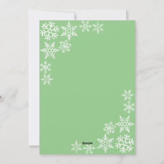 Kerstfeest Heilige Berry Prettige feestdagen Foto Feestdagenkaart (Achterkant)