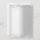 Kerstfeest herten groen zilver nordic kaart (Achterkant)