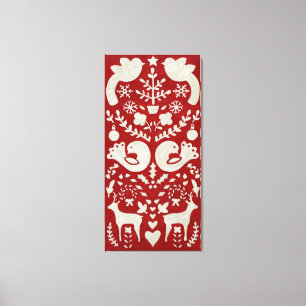 Kerstfeest II Canvas Afdruk