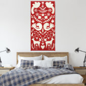 Kerstfeest II Canvas Afdruk (Insitu (Slaapkamer))