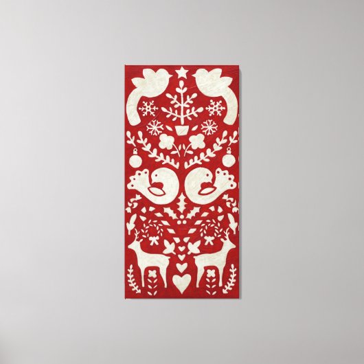 Kerstfeest II Canvas Afdruk (Voorkant)