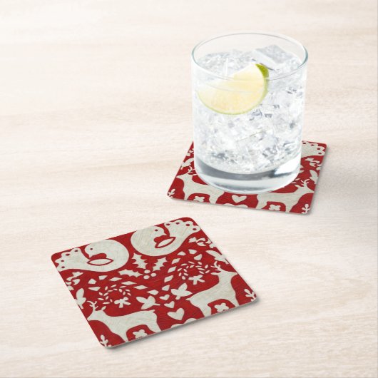 Kerstfeest II Kartonnen Onderzetters (Insitu)