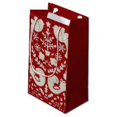 Kerstfeest II Klein Cadeauzakje (Achterkant Gekanteld)