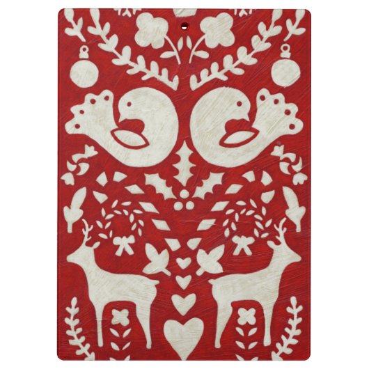 Kerstfeest II Klembord (Achterkant)