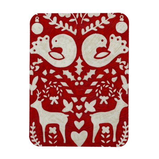 Kerstfeest II Magneet (Verticaal)