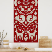 Kerstfeest II Poster (Keuken)