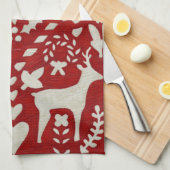 Kerstfeest II Theedoek (Quarter Fold)