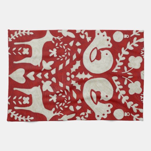 Kerstfeest II Theedoek (Horizontaal)