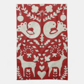 Kerstfeest II Theedoek (Verticaal)