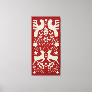 Kerstfeest Ik Canvas Afdruk